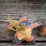 Primitive Americana Star - July 4 Decoration With..