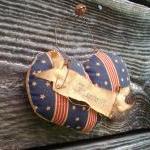 Primitive Americana Heart - July 4 Decoration -..