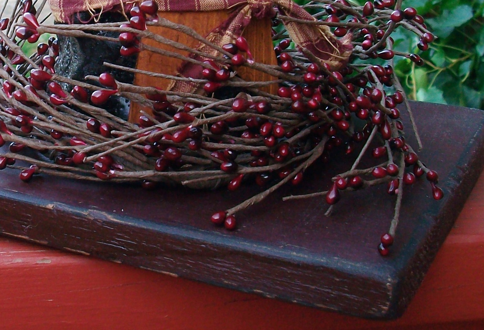 Primitive Cutting Board Farmhouse Kitchen Decor Hand Crafted Wood